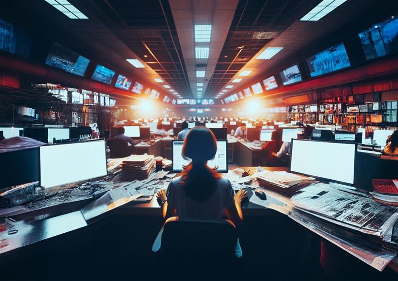 AI e giornalismo, intelligenza artificiale, redazioni, giornalismo agentico